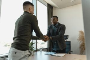 People shaking hands